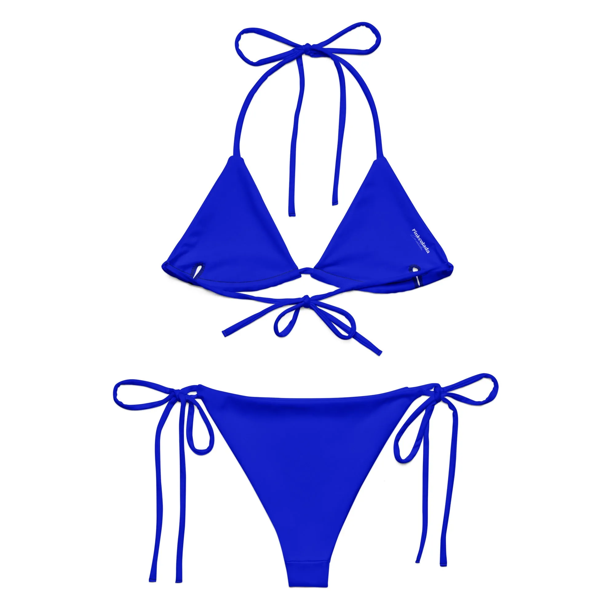 STRING BIKINI SET ECO - ELECTRIC BLUE