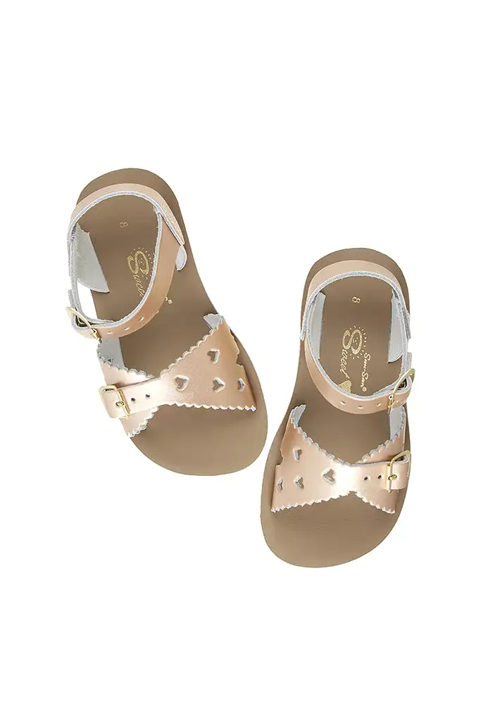 Sweetheart Sandals - Rose Gold