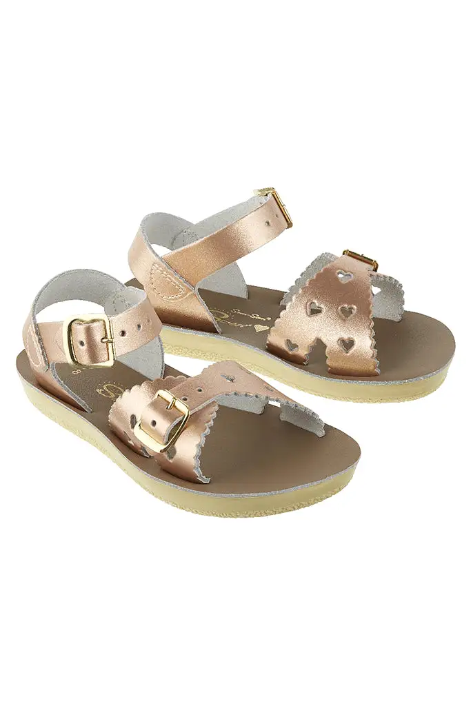 Sweetheart Sandals - Rose Gold