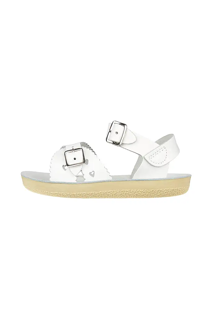 Sweetheart Sandals - White