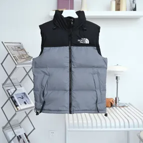 The North Face 1996 Retro Nuptse Gray Black Down Vest