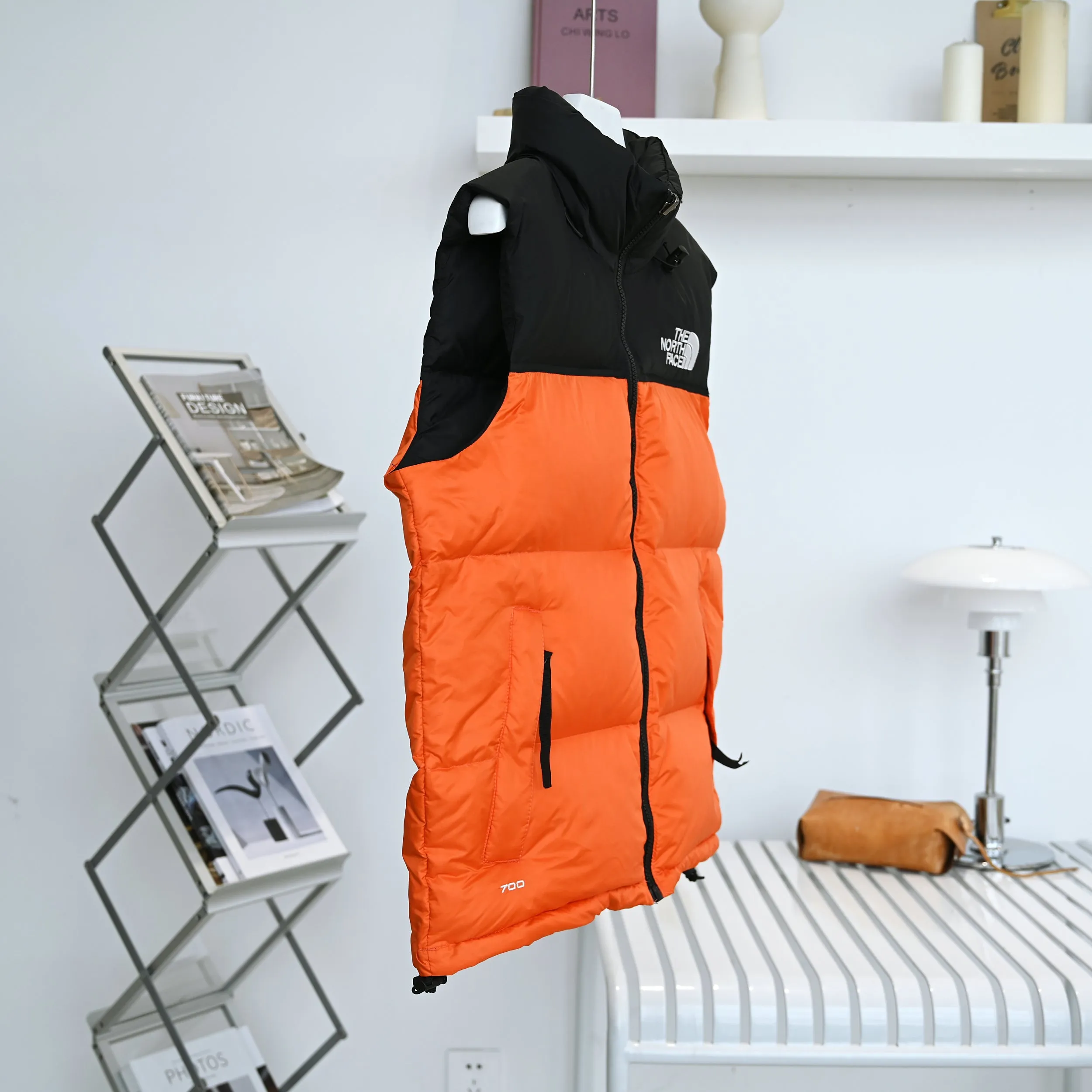 The North Face 1996 Retro Nuptse Orange Down Vest