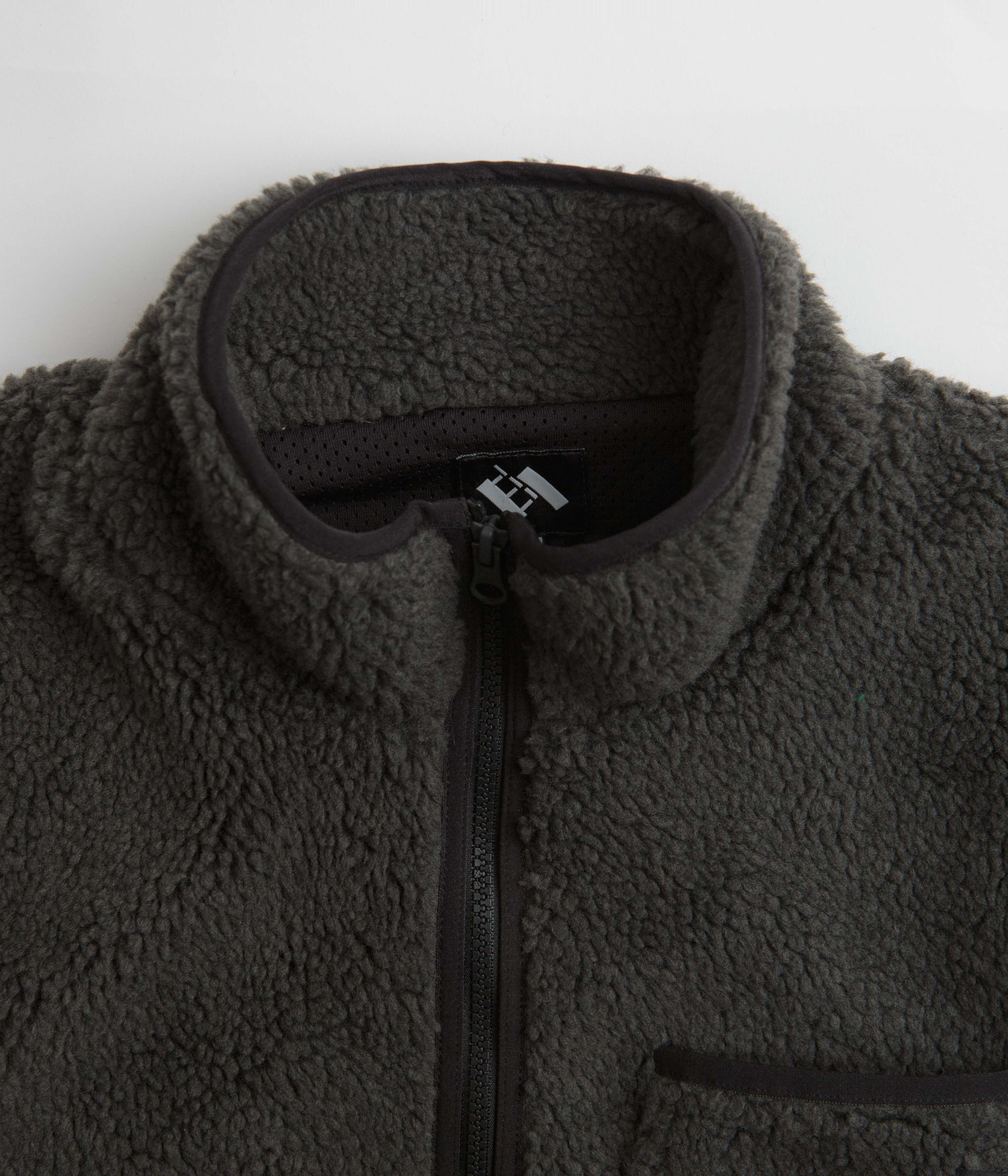 The Trilogy Tapes Zip Fleece - Charcoal / Black