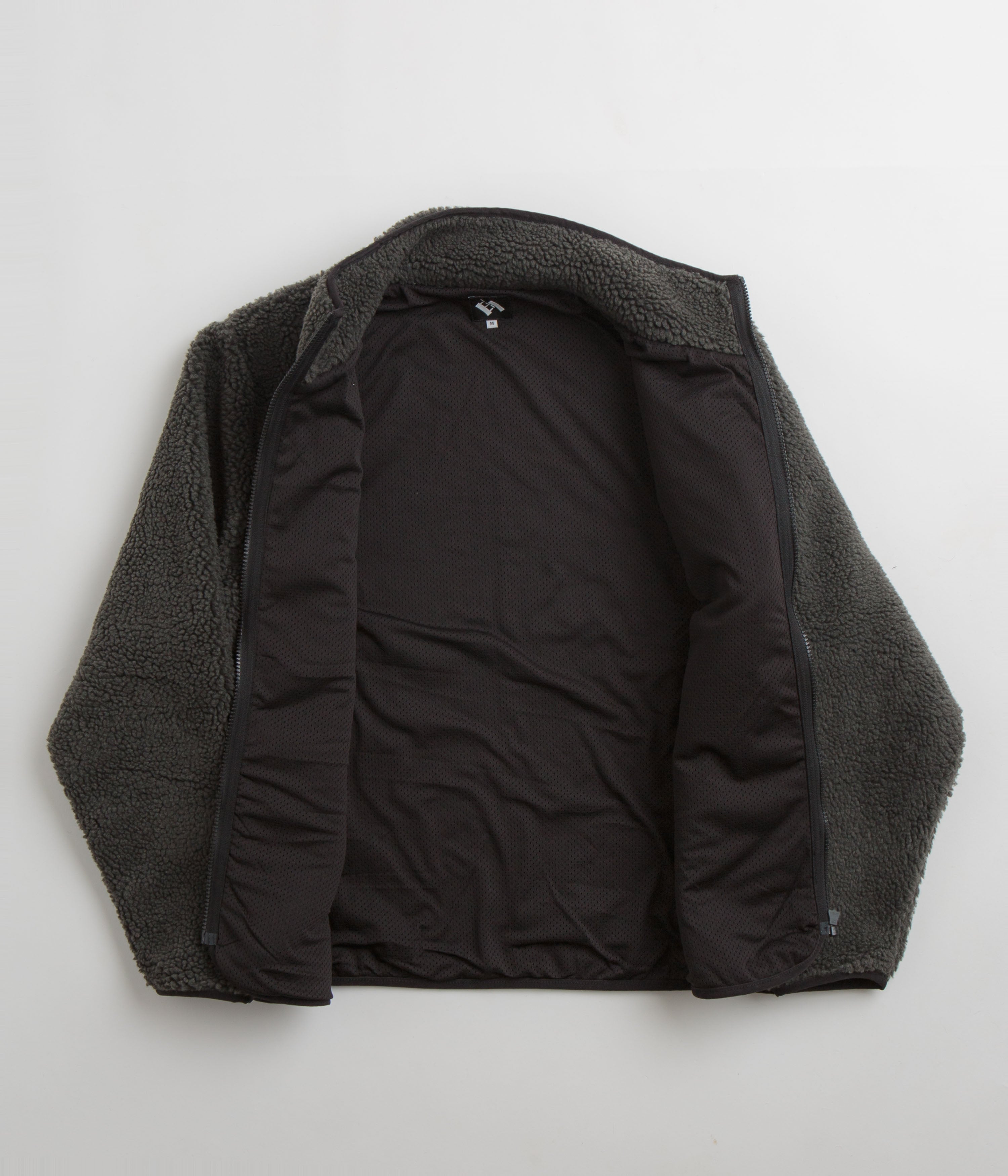 The Trilogy Tapes Zip Fleece - Charcoal / Black