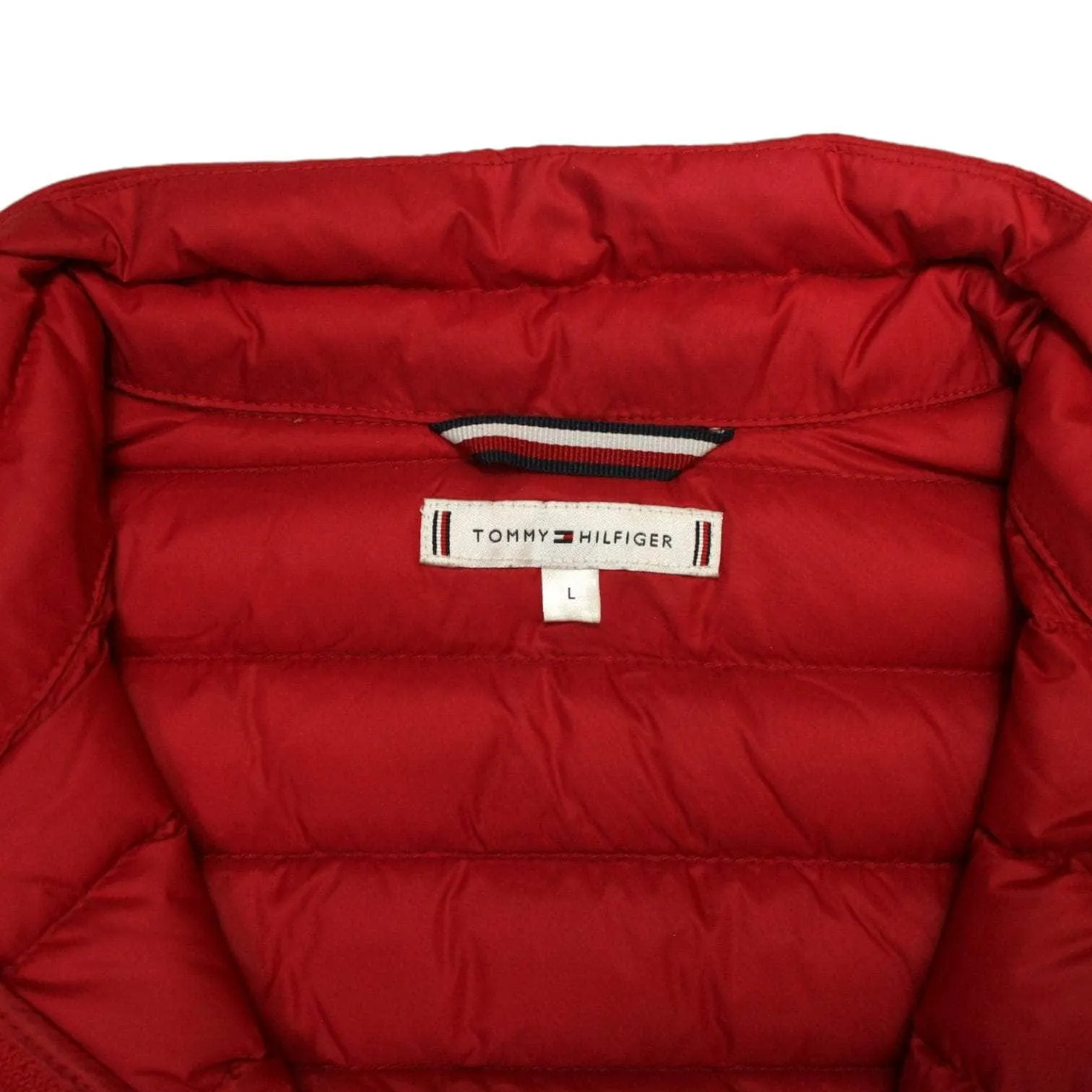 Tommy Hilfiger Red Lightweight Down Jacket