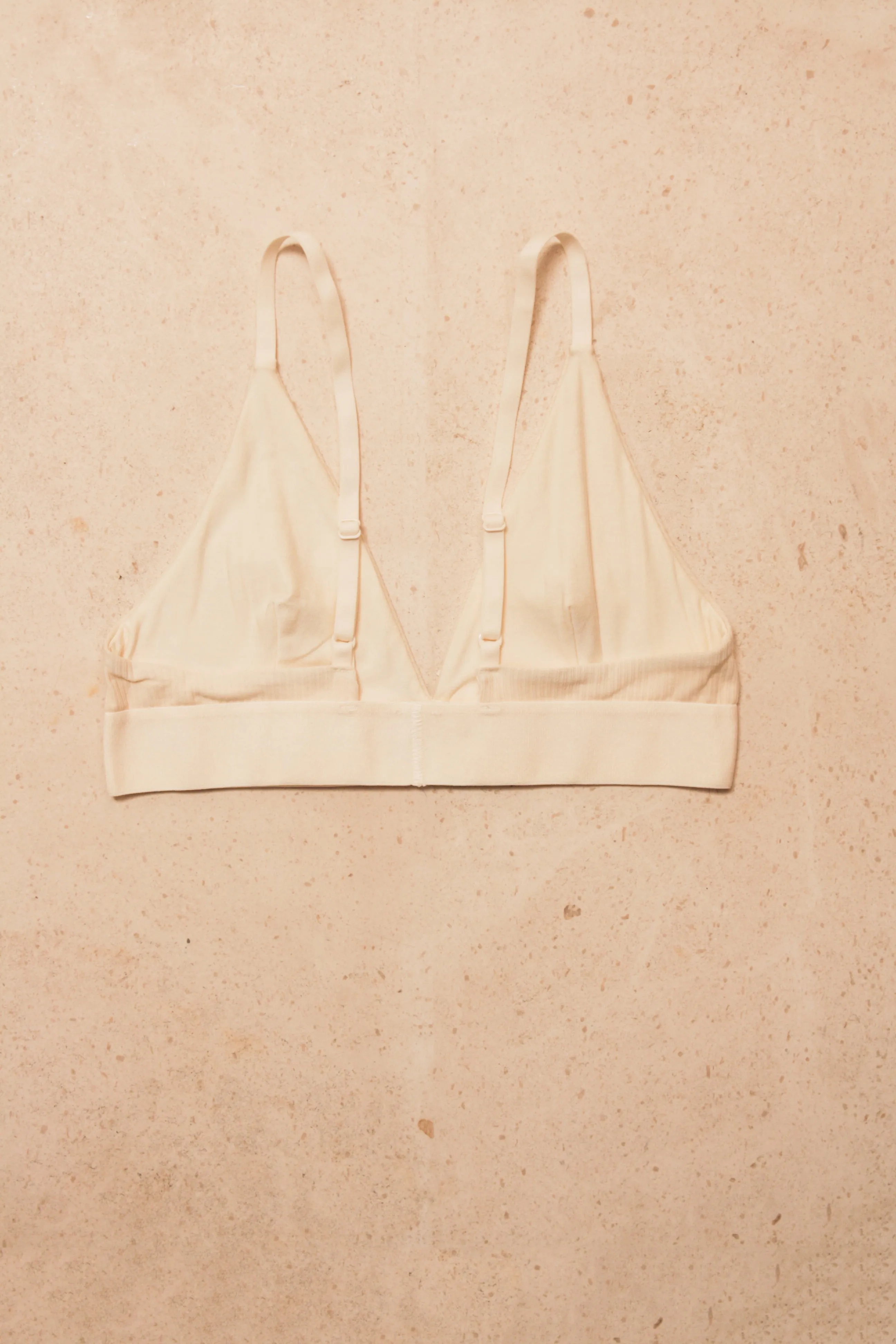 Triangle Bra Cotton Rib