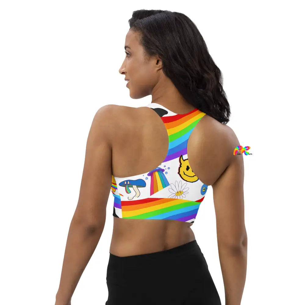 Trippy Rave Sports Bra