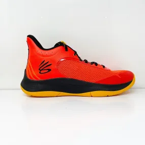 Under Armour Unisex Curry 3Z6 Orange Basketball Shoes Sneakers Size M 12 W 13.5