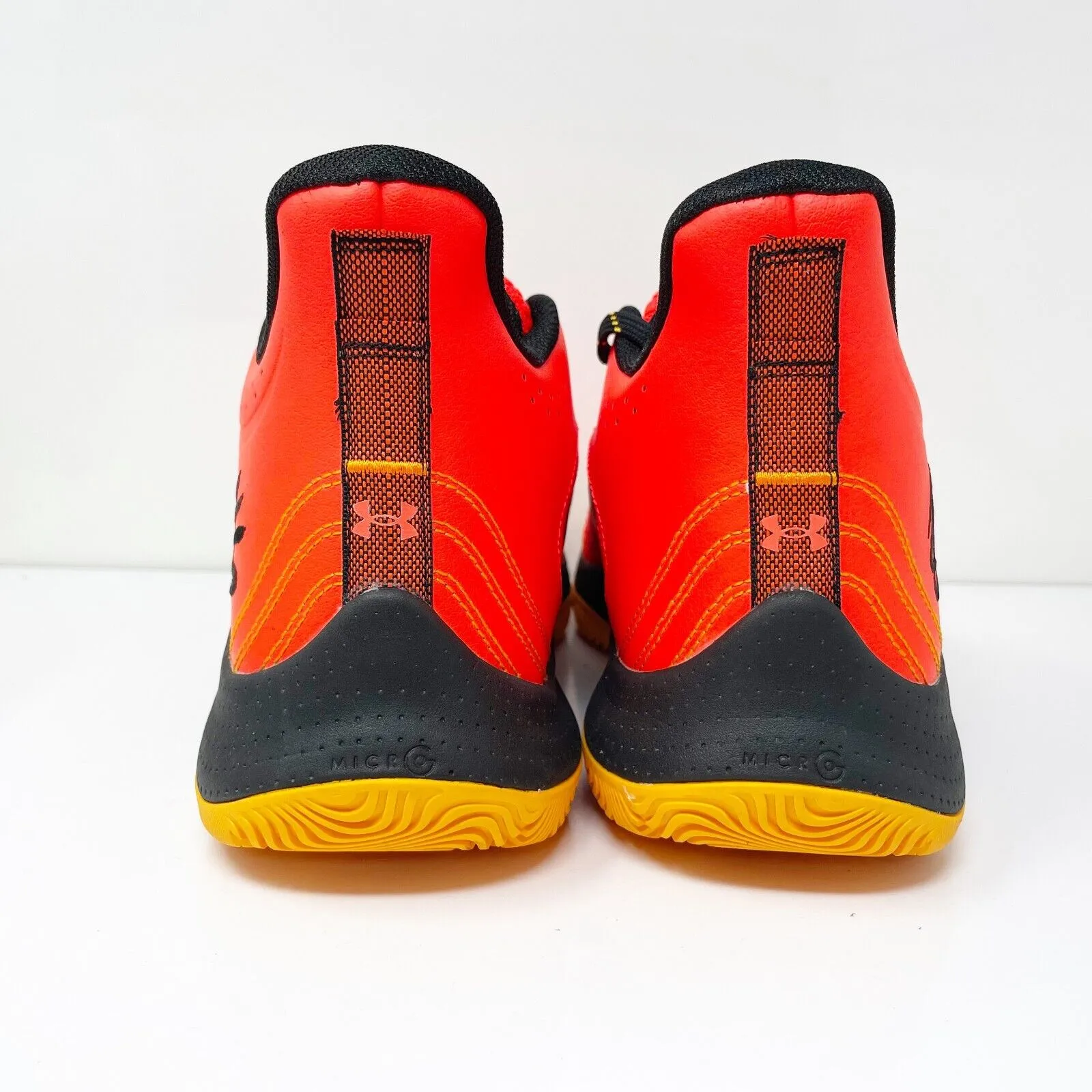 Under Armour Unisex Curry 3Z6 Orange Basketball Shoes Sneakers Size M 12 W 13.5