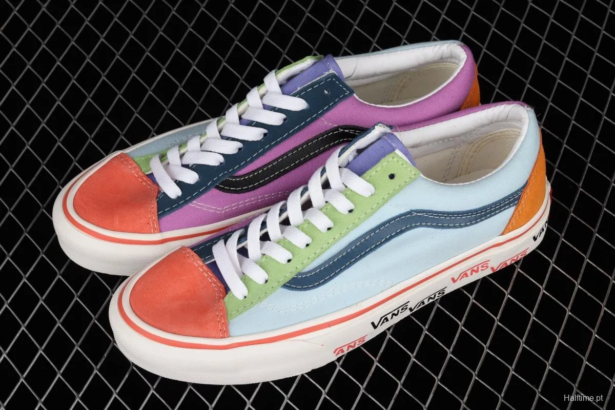 Vans Style 36 ice cream cream blue matching mandarin duck low upper board shoes VN0A54F66TA