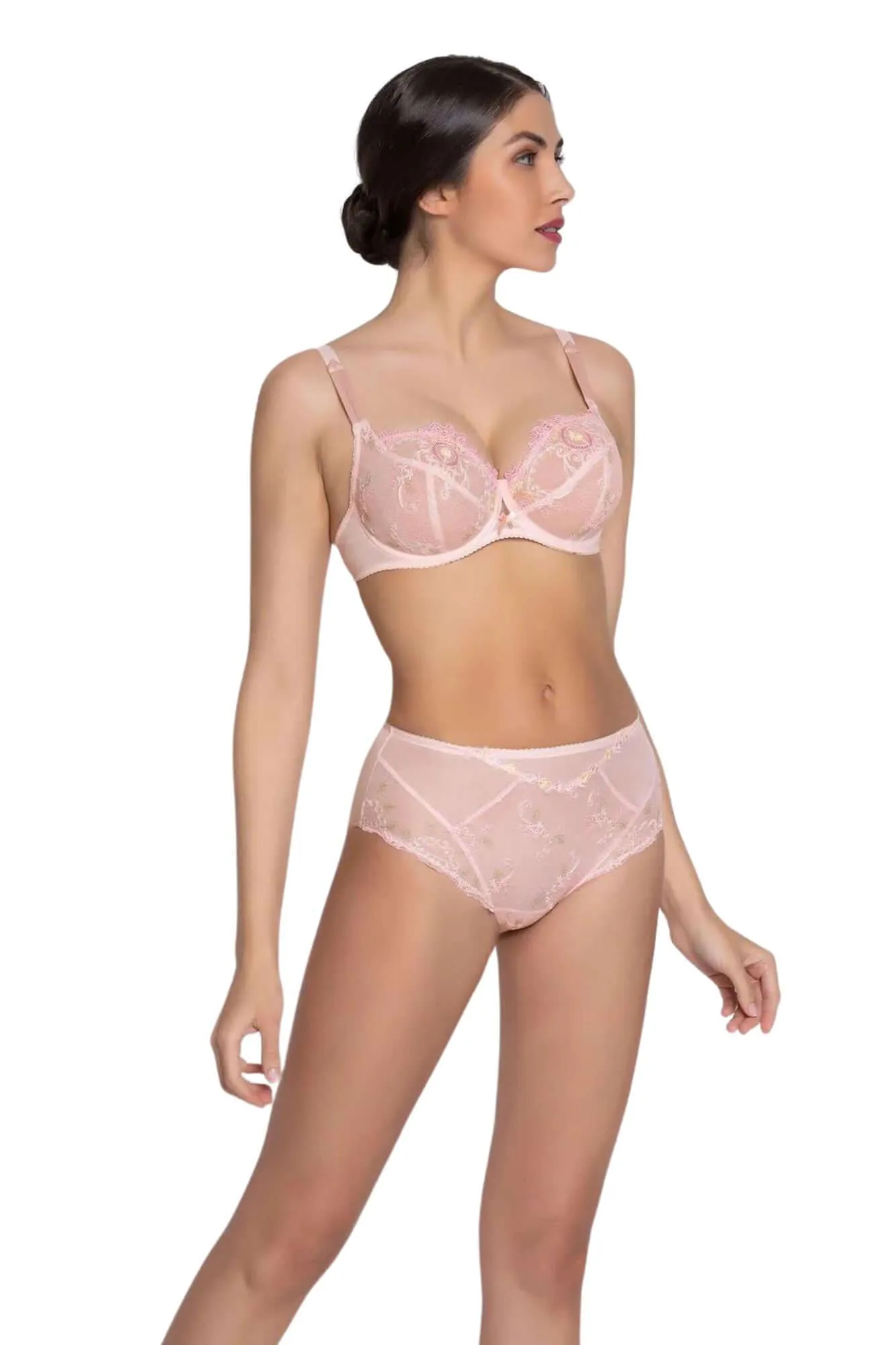 Waouh Mon Amour 3/4 cup bra in Amour Aurore