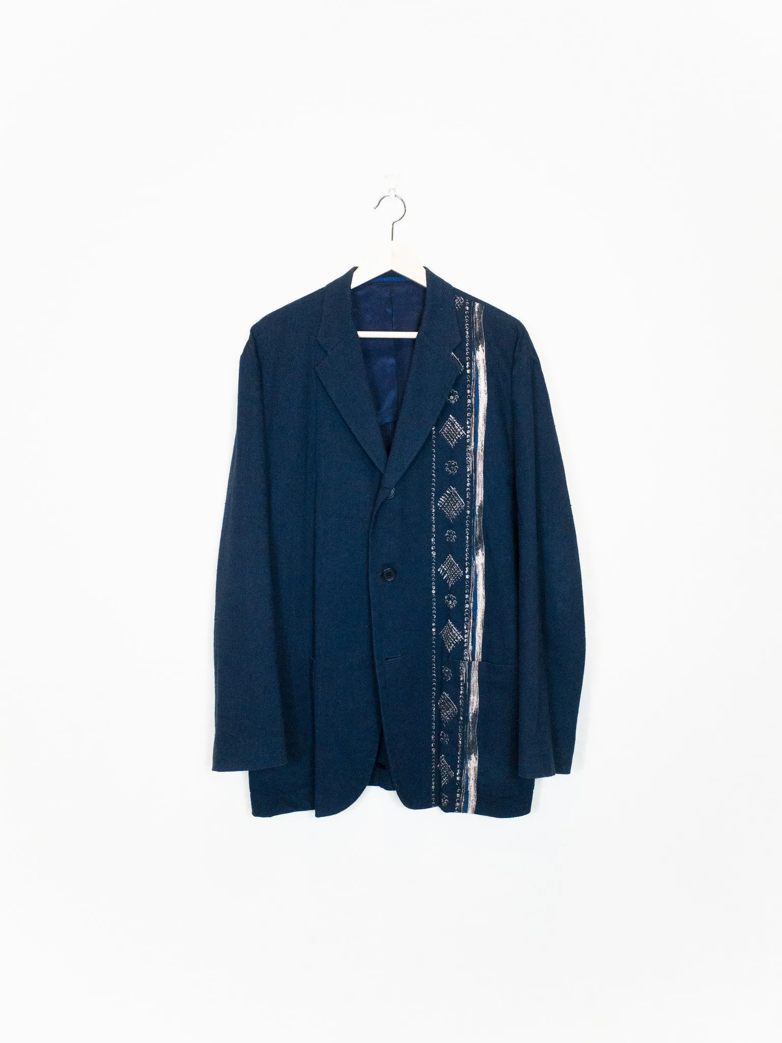 Yohji Yamamoto Y's For Men SS97 Trompe L'oeil Printed Blazer