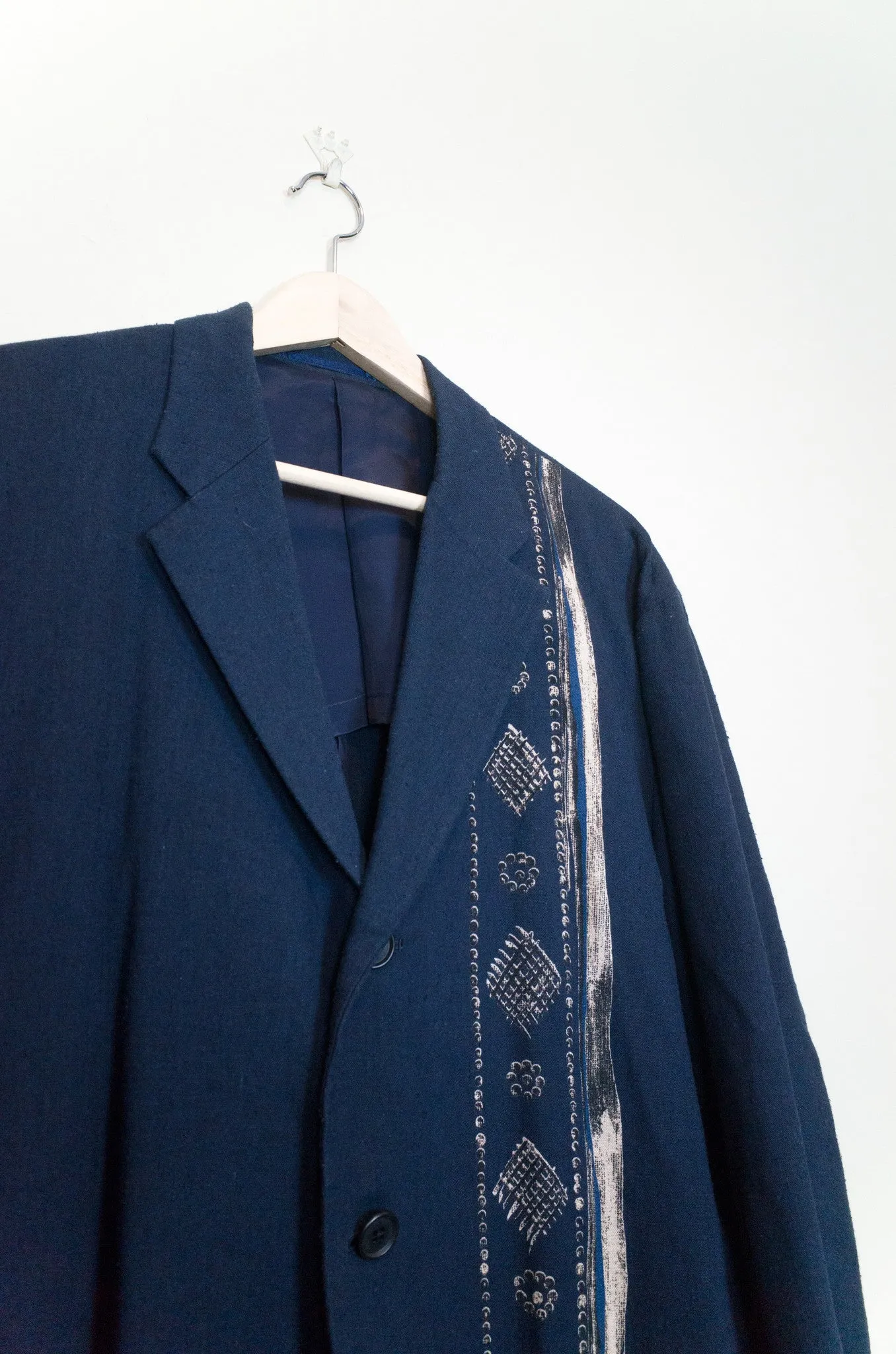 Yohji Yamamoto Y's For Men SS97 Trompe L'oeil Printed Blazer