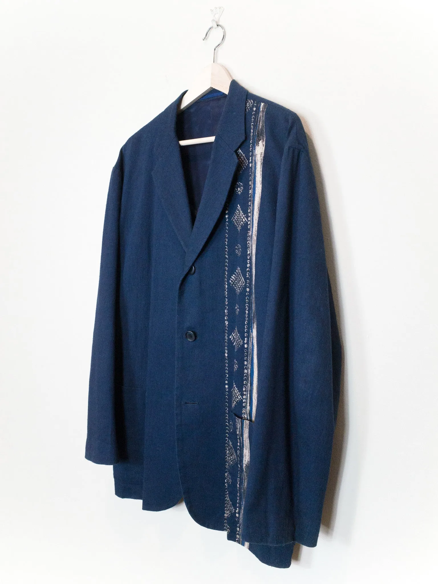 Yohji Yamamoto Y's For Men SS97 Trompe L'oeil Printed Blazer