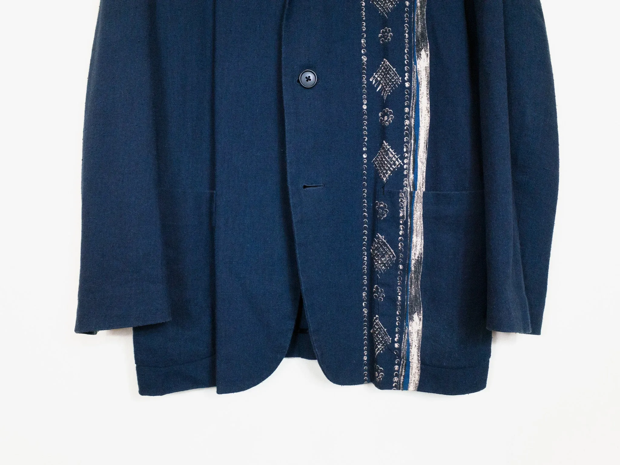 Yohji Yamamoto Y's For Men SS97 Trompe L'oeil Printed Blazer